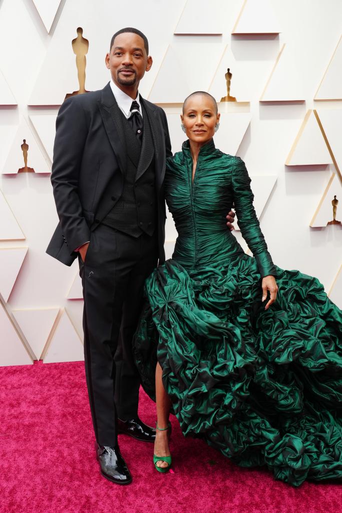 Will Smith and Jada Pinkett Smith at Oscars 2022