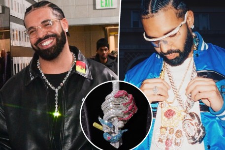Drake, diamond necklace