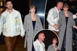 Travis Kelce and Taylor Swift hold hands in first PDA photos since whirlwind romance